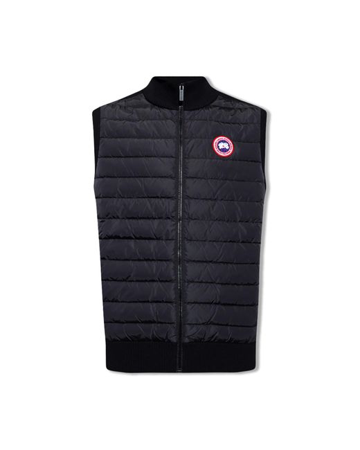 Canada Goose Blue Quilted Vest for men