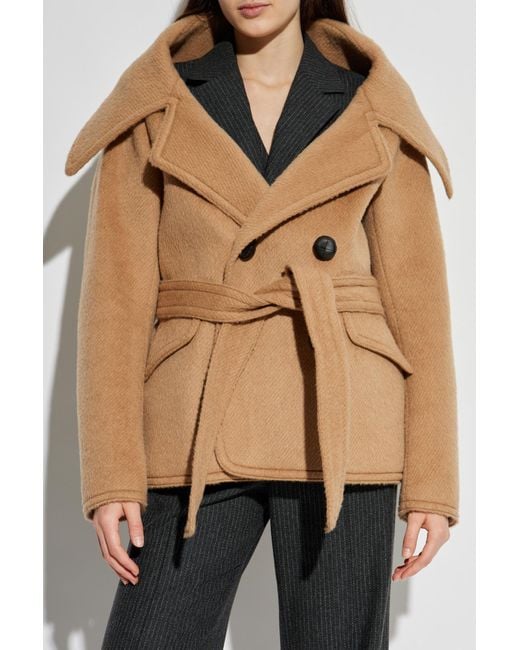 DSquared² Black Wool Coat