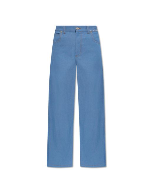 Marni Blue Jeans With Logo