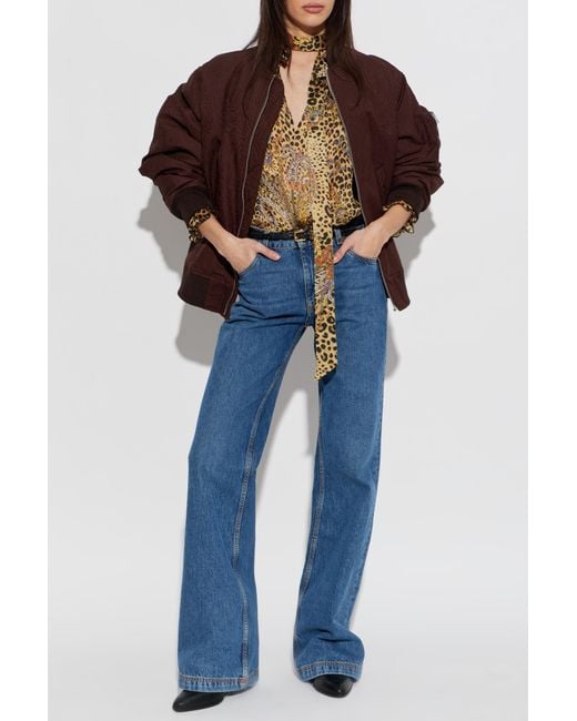 Etro Brown Bomber Jacket