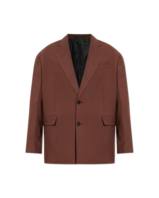 Lanvin Brown Wool Blazer for men