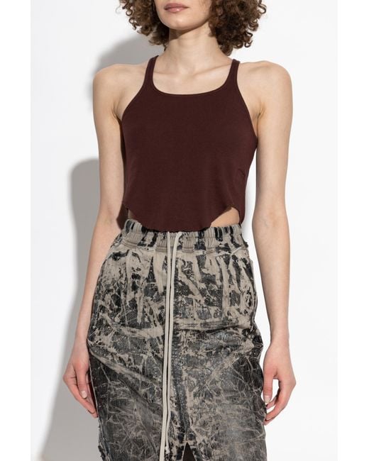 Rick Owens Red Top 'Basic'