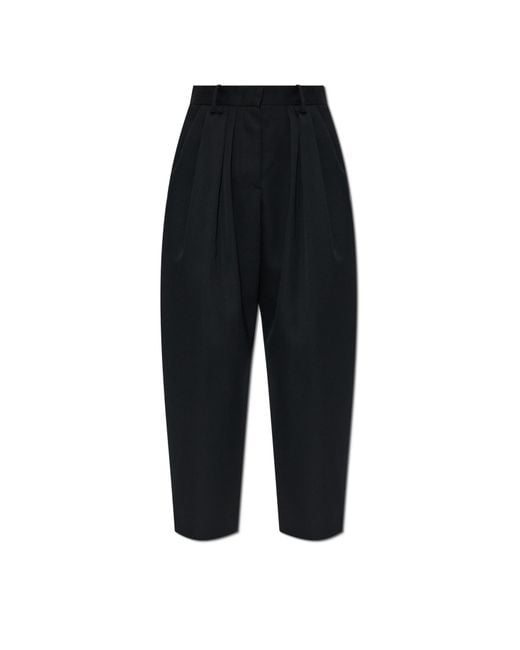 Isabel Marant Black Wool Trousers "Janice"