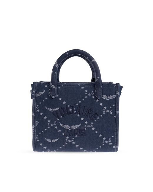 Zadig & Voltaire Blue Shopper Bag "Angel Sx"