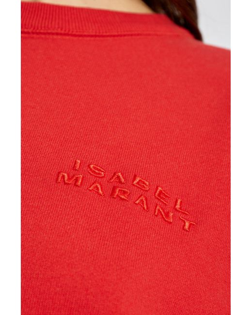 Isabel Marant Red Sweatshirt Shad