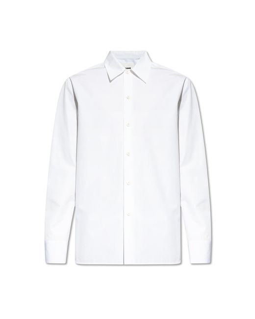 Jil Sander White Cotton Shirt, for men