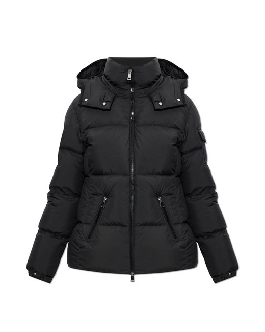 Moncler Black Quilted Jacket 'Fourmines'