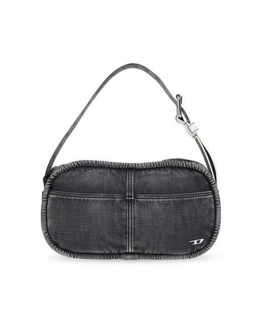 DIESEL Gray 'nille' Shoulder Bag