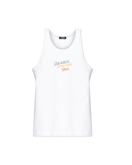 DSquared² White Top Capsule 'summer Lovers', for men