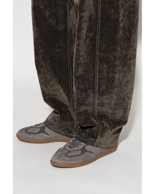 Alohas Gray Sports Shoes "Tb.490 Club Suede" for men