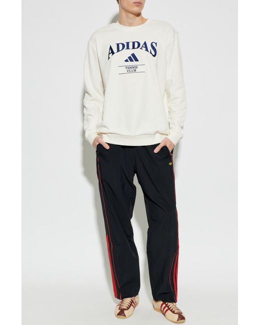 Adidas Originals White Sweatshirt With Logo for men
