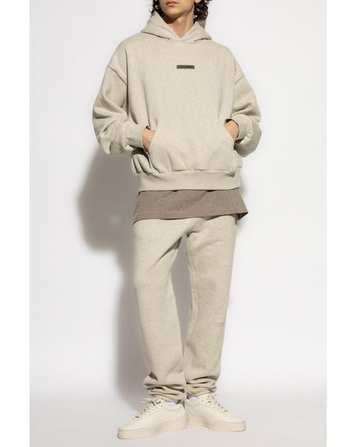 Fear Of God Natural Sweatshirt With Logo for men