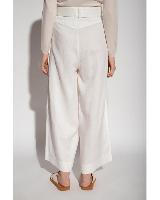 Zimmermann High-waisted Linen Trousers 