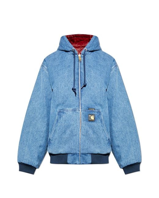 Carhartt Blue Reversible Jacket 'Active' for men