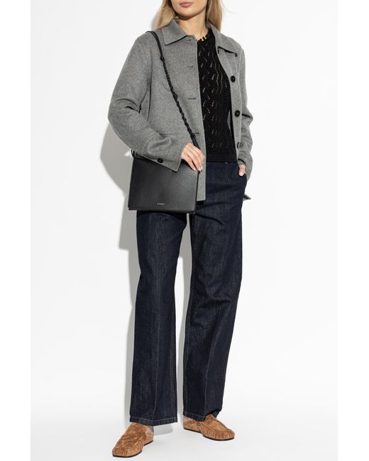 Jil Sander Blue Jeans With A Crease