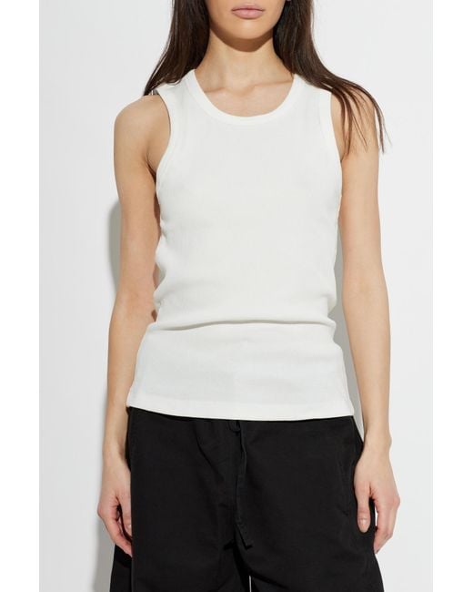 Entire studios Green Spaghetti Strap Top