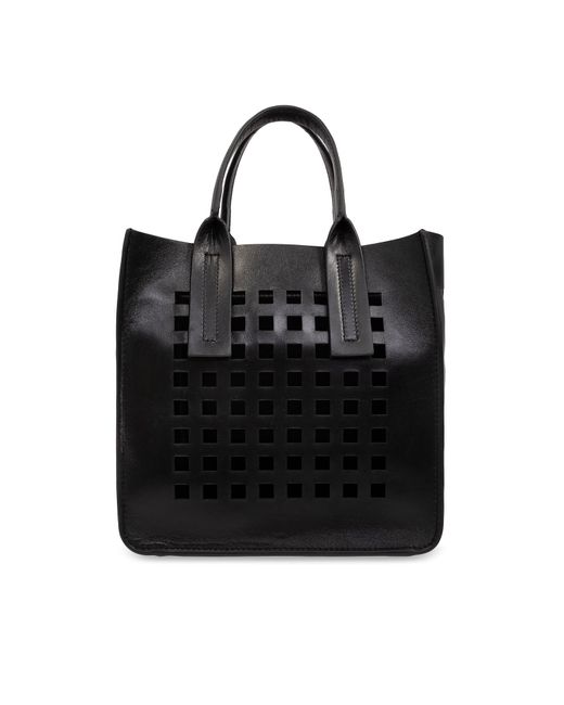 Stand Studio Black 'mesh Mini' Shopper Bag,