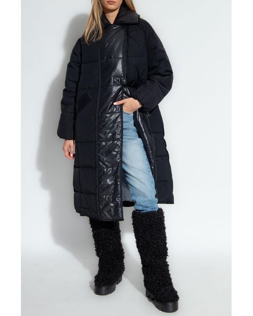 Ganni black coat cheap