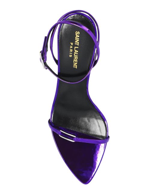 Saint Laurent Black High Heels Sandals ‘Kitty’