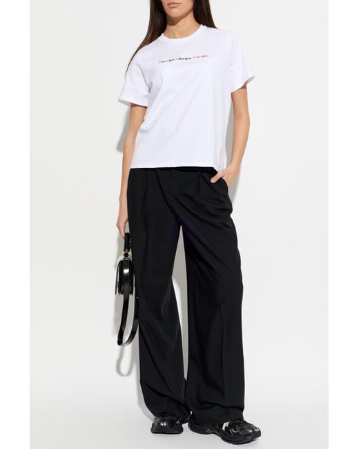 Kate Spade White T-Shirt With Print