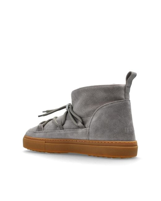 Inuikii Gray Snow Boots "Classic Low" for men