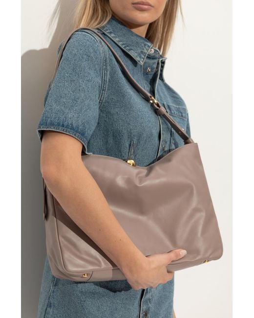 Furla Brown Shoulder Bag Sfera Soft Large
