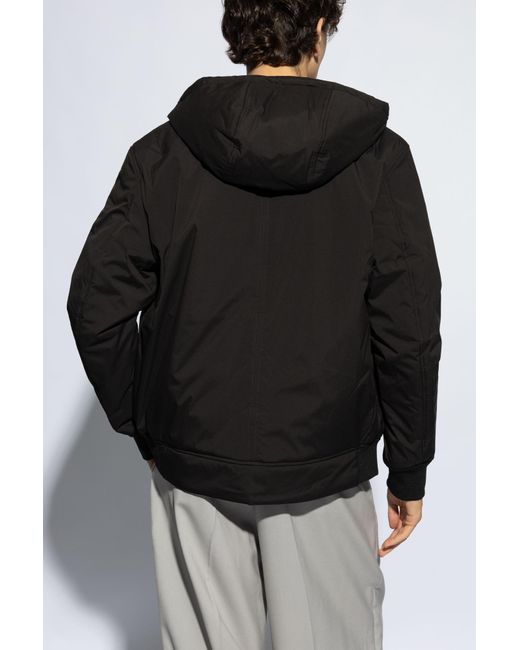 PS by Paul Smith Black Hooded Jacket, for men