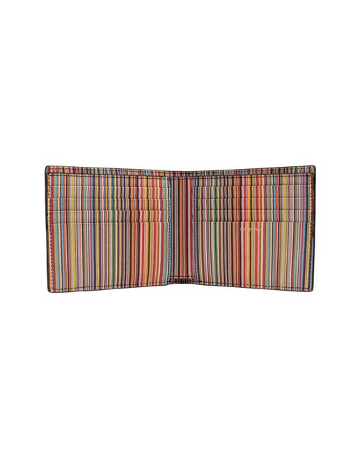 Paul Smith Black Foldable Wallet With Logo for men