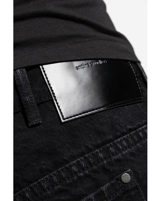 Entire studios Black Jeans With Logo, for men