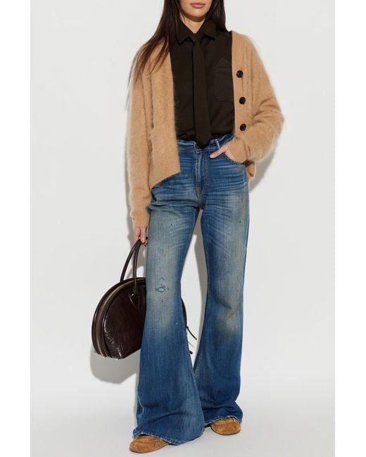Acne Blue Flared Leg Jeans