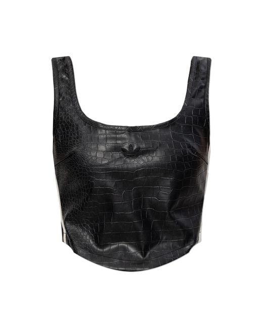Adidas Originals Black Sleeveless Top