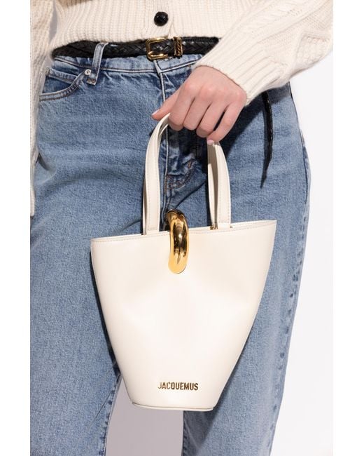 Jacquemus White Handbag "Le Petit Bambola"