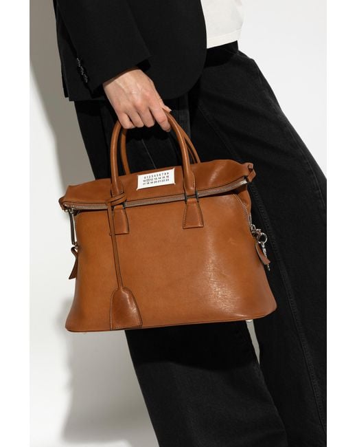 Maison Margiela Brown Handbag '5Ac Medium' for men