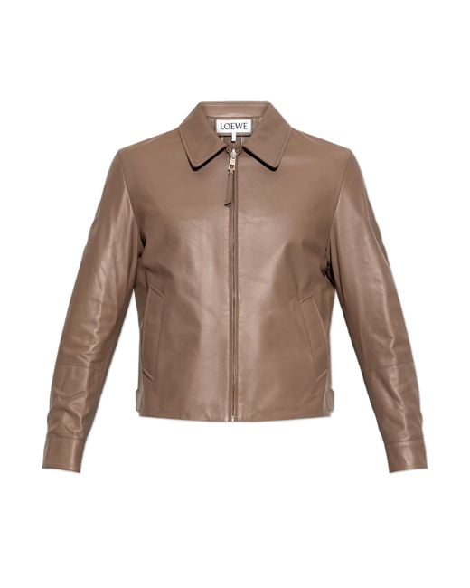 Loewe Brown Reversible Jacket for men