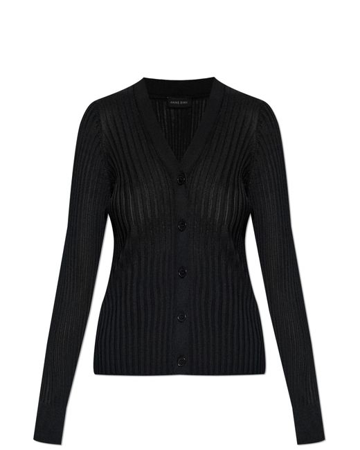 Anine Bing Black Cardigan 'Matheo'