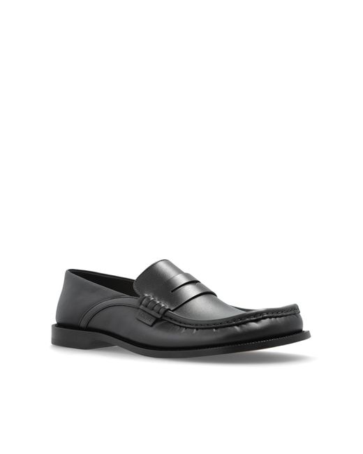 Loewe Black “Campo” Loafers Shoes for men