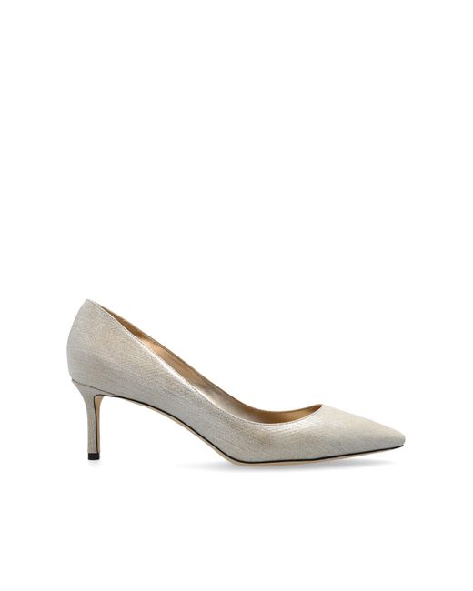 Jimmy Choo White Heeled Shoes "Romy"