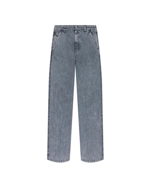 DIESEL Blue Trousers 'P-Hantik-Chino' for men