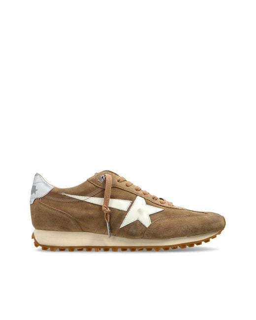Golden Goose Deluxe Brand Brown 'Running Marathon M77 With Star' Sports Shoes for men