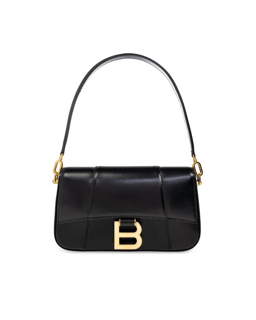 Balenciaga Green Shoulder Bag "Hourglass Sling Small"