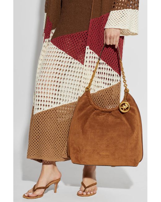 MICHAEL Michael Kors Brown 'Indie' Shoulder Bag