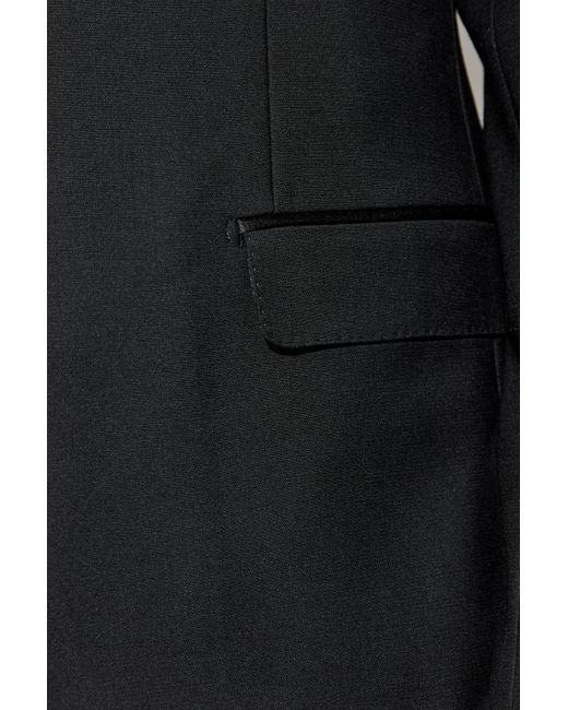 Dolce & Gabbana Black Wool Suit With Vest for men