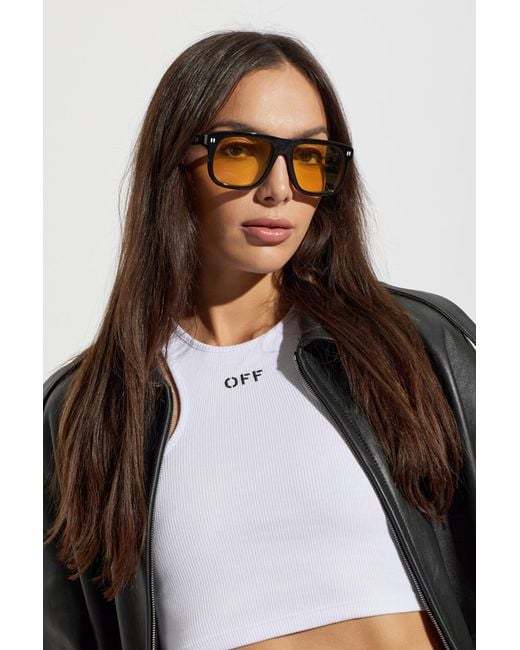 Off-White c/o Virgil Abloh Natural Sunglasses