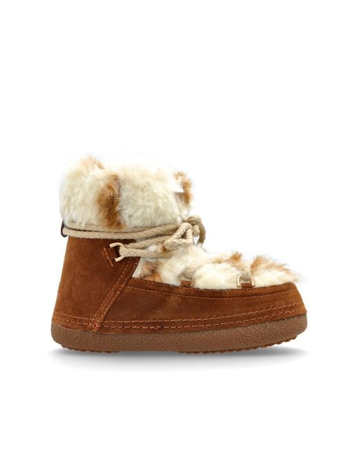 Inuikii Brown Snow Boots "Teddy"