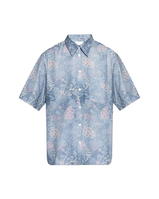 Isabel Marant Blue 'Labilio' Shirt for men