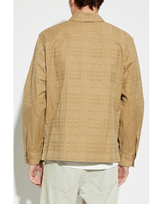 Burberry White "Oakwell" Jacket for men