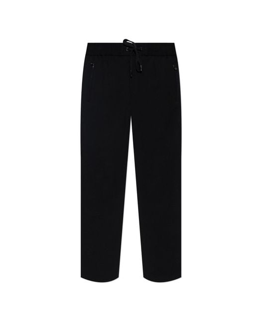 Dolce & Gabbana Black Trousers With Pockets for men
