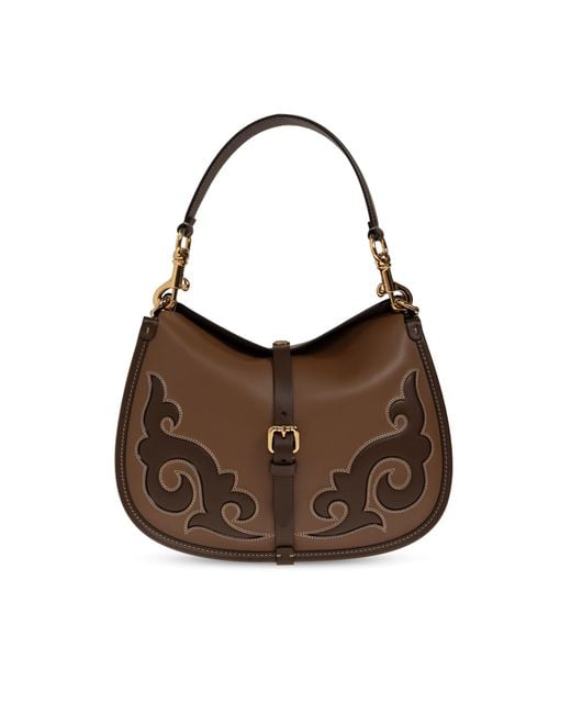 Etro Brown "Pony Medium" Bag