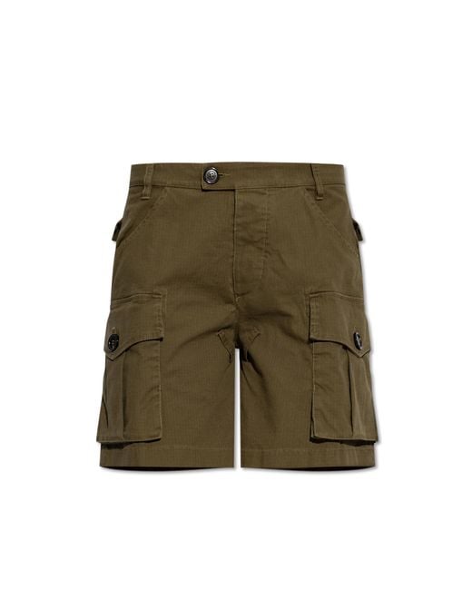 DSquared² Green Logo Shorts