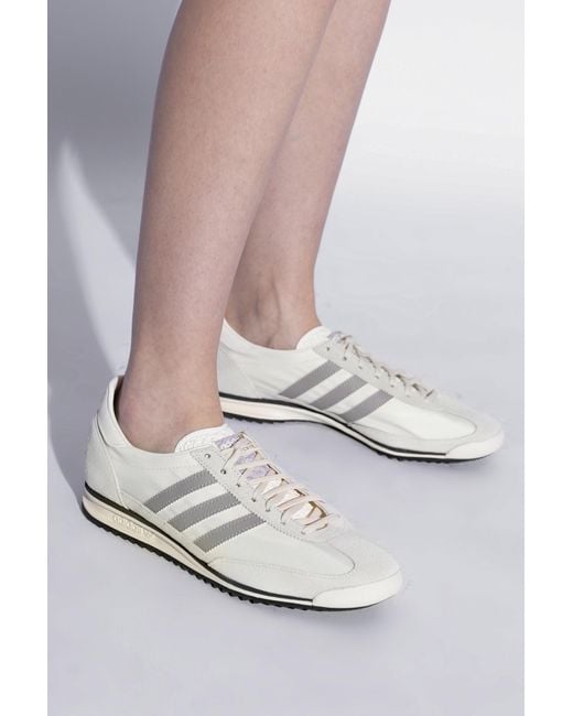 Adidas Originals White Sport Shoes 'Sl 72 Og W'